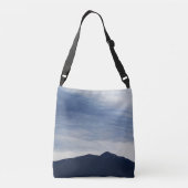 Blauwe zon crossbody tas (Achterkant)