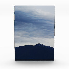 Blauwe zon fotoblokken