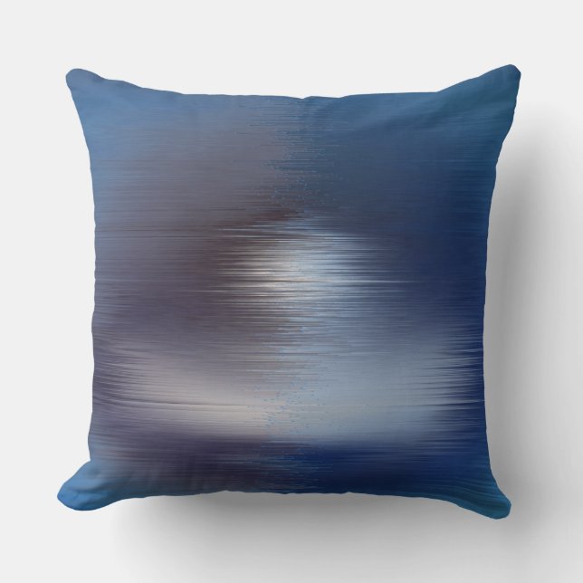 Blauwe zon kussen (Voorkant)