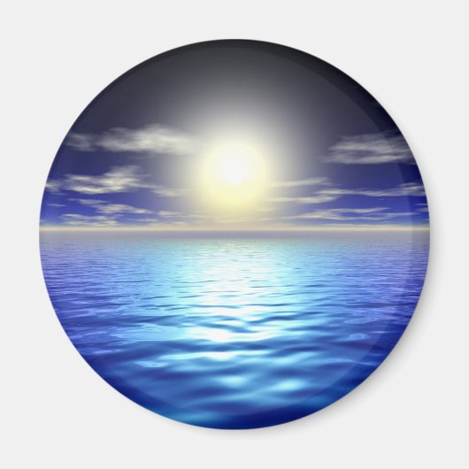 Blauwe zon magneet (Voorkant)
