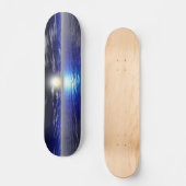 Blauwe zon skateboard (Voorkant)