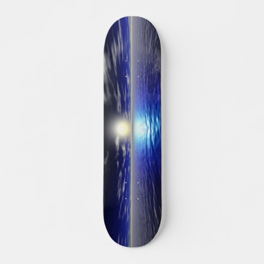 Blauwe zon skateboard (Voorkant)