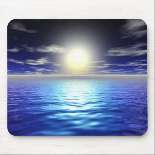 Blauwe zonsopgang muismat