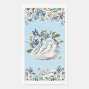 Blauwe Zwanen Papier Servet