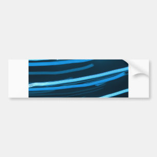 blauwe zwemster bumpersticker