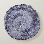 Blauwe zwijn rond kussen (Achterkant)