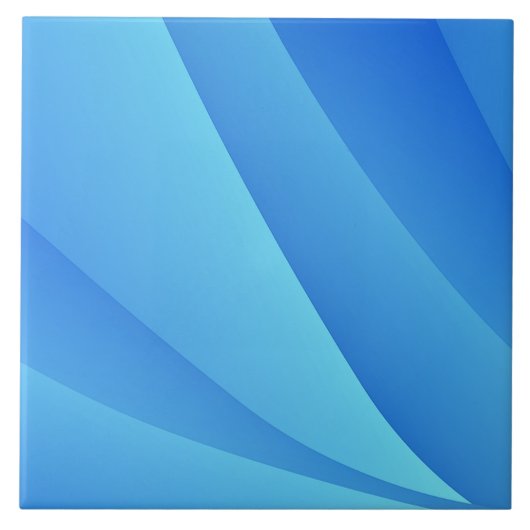 Blauwe zwijn tegeltje (Voorkant)