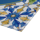 Blauwemon mediterrane monogram snijplank (Hoek)