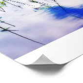 Blauwen en gras poster (Hoek)