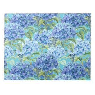 Blauwflesje Hydrangea Bloedpatroon Notitieblok