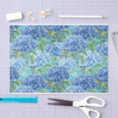 Blauwflesje Hydrangea Bloedpatroon Tissuepapier (Craft)