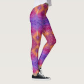 blauwgele diamantboom leggings (Rechts)