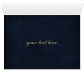 blauwgoud Snowflakes trouwlijstnummers (Binnen Horizontaal (Onder))