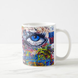 Blauwgraffiakoorts Koffiemok