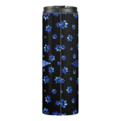 Blauwgrijppatroon Thermosbeker (Achterkant)