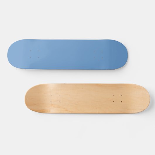 Blauwgrijs (Crayola) (effen kleur) Skateboard (Horizontaal)