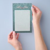 Blauwgrijze vleugels flyer (Hand)