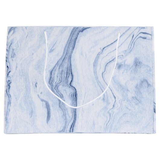 Blauwgrijze zwenkbrauwen groot cadeauzakje (Voorkant)