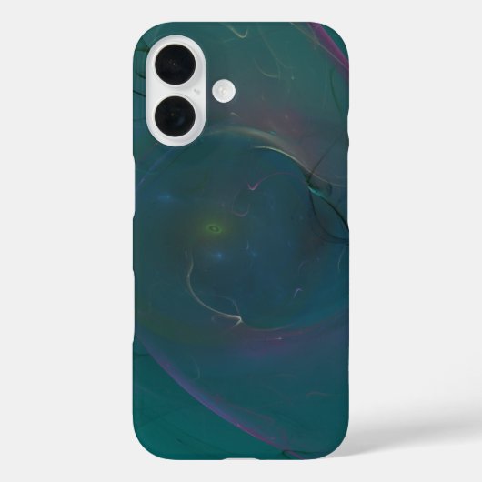 Blauwgroen abstract Case-Mate iPhone case (Achterkant)