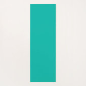 Blauwgroen Abstracte bladeren Yogamat (Achterkant)