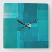 blauwgroen Abstracte kunst voor Windows