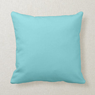 Blauwgroen achtervlak Seashore Blue op maat Kussen