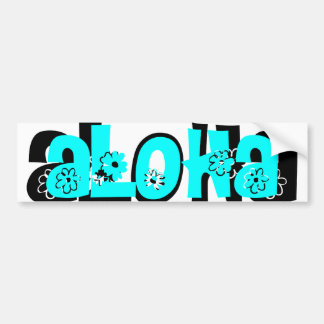 blauwgroen aloha-bumpersticker bumpersticker