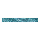 Blauwgroen Aqua Blue Sparkle Lint (Voorkant)