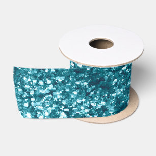 Blauwgroen Aqua Blue Sparkle Lint