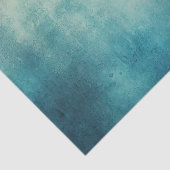 Blauwgroen Aqua Green Texture Tissuepapier (Detail)