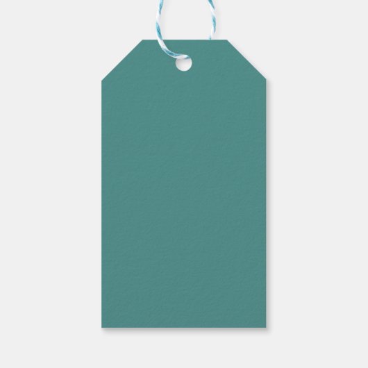 Blauwgroen Aqua Modern Geometric Lines Glam Party  Cadeaulabel (Achterkant)