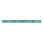 Blauwgroen Argyle Sweater Pattern - Turquoise - vo Lint (Voorkant)