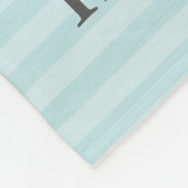 Blauwgroen Baby Fleece Deken (Hoek)