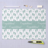 Blauwgroen Baby Tissuepapier (Craft)