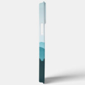 Blauwgroen bergen Case-Mate iPhone case (Achterkant / Rechts)