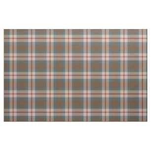 Blauwgroen Blauw Beige Bruin Rood Tartan Vierkantj Stof