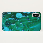 Blauwgroen blauw  dans sjaal Case-Mate iPhone case (Achterkant (horizontaal))
