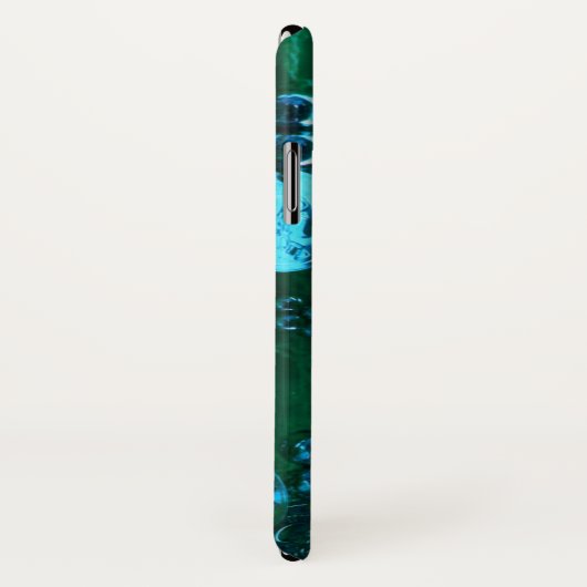 Blauwgroen blauw  dans sjaal Case-Mate iPhone case (Achterkant / rechts)