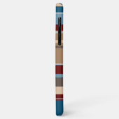 Blauwgroen Blauw Donkerrood Neutraal Beige Bruine  Case-Mate iPhone Case (Achterkant/links)