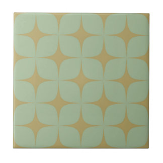 Blauwgroen blauw en groen midden van de eeuw Moder Tegeltje