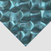 Blauwgroen Blauw Groen Abstract Glam Tissuepapier (Detail)