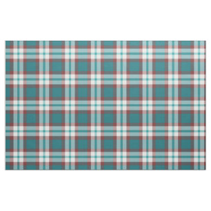 Blauwgroen Blauw Groen Rood Witte Tartanpleinen Pa Stof
