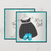 Blauwgroen Blauw Kledingschoenen Blauwgroen Zwart Kaart (Voorkant / Achterkant)