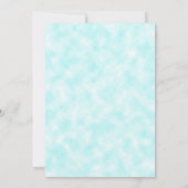 Blauwgroen blauw pacock 90th Birthday Kaart (Achterkant)