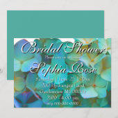 Blauwgroen blauw roze hortensia's floral Vrijgezel Kaart (Voorkant / Achterkant)