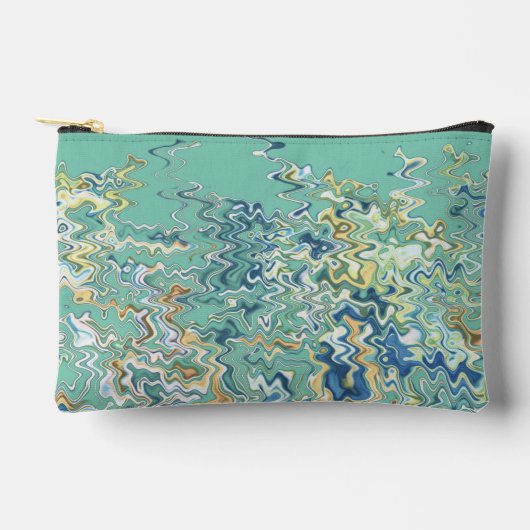 Blauwgroen blauw Turquoise Green Chic Unique Patte Etui (Voorkant)