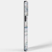  Blauwgroen blauw wit Turquoise Geode Pattern Case-Mate iPhone Case (Achterkant / Rechts)
