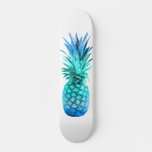 Blauwgroen blauwe ananas skateboard