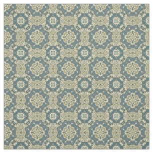 Blauwgroen blauwe groene grijze Ochre Hip Orient B Stof