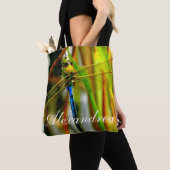 Blauwgroen Blauwe ooglibel gepersonaliseerd w / Na Draagtas (Dichtbij)